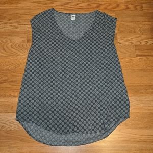 Grey Polka Dot Blouse